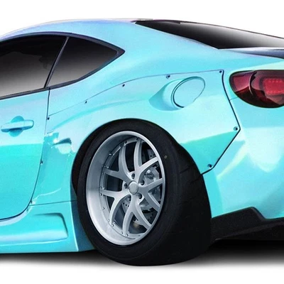 For Scion FR-S 13-16 Fender Flares GT500 V3 Style Wide Body Fiberglass Rear Foto 1 de 4