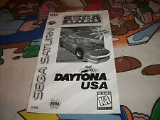 Daytona USA Racing Book Sega Saturn Manual Only NO GAME RACE