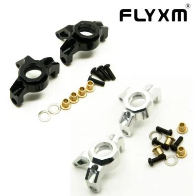 FLYXM Aluminum Front Steering Knuckles for RC Axial Wraith 1/10 Crawler Upgrade - Image 1 of 4