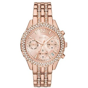 Relic Rose Gold Case Wristwatches for 
