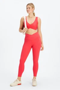 FABLETICS Oasis Pureluxe HW Crossover 7/8 Leggings Erdbeerrot Gr. Medium - Bild 1 von 3