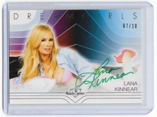 Lana Kinnear 2016 BenchWarmer Bench Warmer DreamGirls Autograph Card Green #7/10