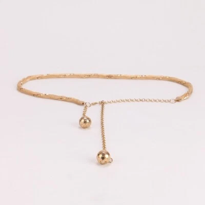 Bid for Ball Charm Gold Chain Belt Women Waist Chain Belt Body Belly Chain - Image 1 of 4