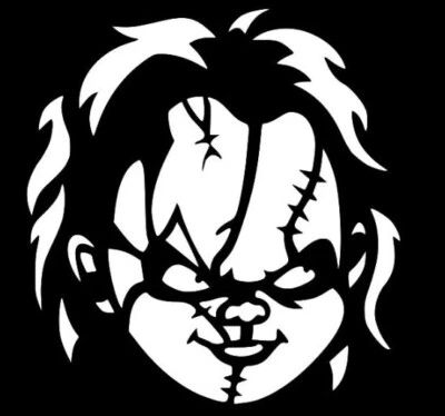 ORACAL CHUCKY Child's Play Horror Vinyl Decal Car Sticker Wall Truck CHOOSE SIZE COLOR