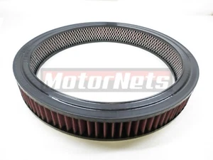 Limpiador de aire redondo de 14""x2"" filtro lavable elemento reutilizable Chevy Ford Mopar SBC - Imagen 1 de 2