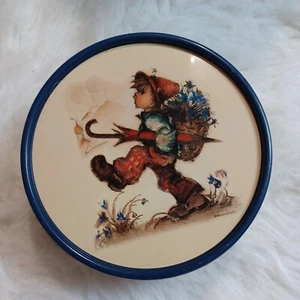 Goebel ""Globe Trotter"" de lata redonda ""Globe Trotter"" de colección Hojmmel niño con paraguas de 6,5" lata redonda - Imagen 1 de 14