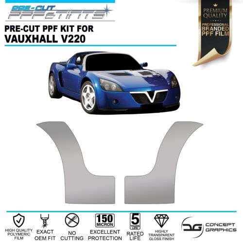 Rear Arch Stone Guard Paint Protection film for Vauxhall VX220 Opel Speedster