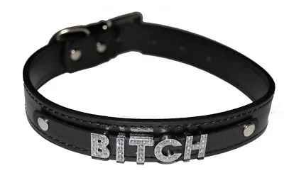 FOREVER FETISH BITCH Slave Sissy Whore Wench Tart Bondage black Collar Sub Submissive Smooth UK