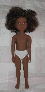 Peluca afro muñeca MAYA 14" Always Be Kind rojo rubí sin ropa usada en excelente estado - Imagen 1 de 8