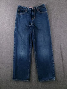 Old Navy Jean Youth 16 Blue Regular Straight Leg Causal Dark Wash Faded 29X30 - Picture 1 of 14