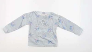 TU Girls Blue Polyester Blend Pyjama Top Size 4-5 Years Frozen 2 - Picture 1 of 12