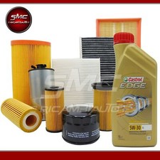 KIT TAGLIANDO SMART FORTWO COUPE CABRIO 451 07> 1.0 BENZINA CASTROL 5W30...