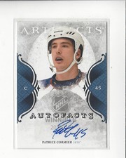 2011-12 Artifacts Autofacts Patrice Cormier AUTOGRAPH Jets