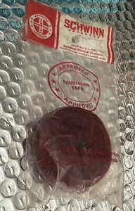 NOS Vintage SCHWINN Handlebar Tape BURGUNDY MAROON Raleigh PANASONIC Peugeot - Picture 1 of 2