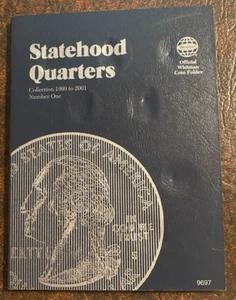 Whitman #9697 Statehood Quarter Folder Album - Numero Uno - 1999-2001 - Foto 1 di 3