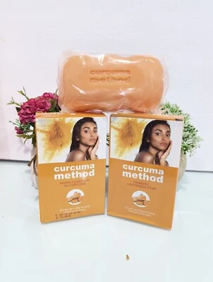 Lot Of 2 Curcuma Method Whitening body Curcuma Tumeric soap (180g) Each  - Image 1 of 4