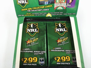 2009 Select NRL Champions Trading Cards Series 18-Sealed Pack Unit