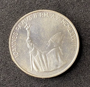 1983 Vatican City 1000 Lire 0.8350 Silver ASW 0.3919 Oz Pope John Paul II - Picture 1 of 2