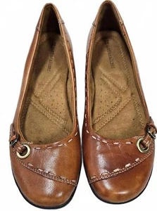 Naturalizer Damen braun Leder Neman Loafer Slipper flache Schuhe Größe 7,5 - Bild 1 von 8