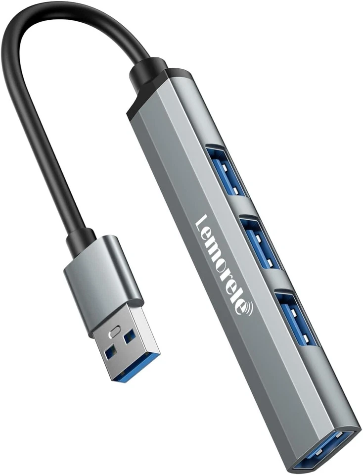 Hub USB 3.0 -USB Hub con 4 Porte, Alloggiamento in Alluminio Multipresa 1*USB 3. - Immagine 1 di 1