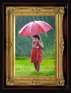 Oil Painting Handmade Arseni ~ SAVIOR 6" X 4" NO FRAME USA - Picture 1 of 11