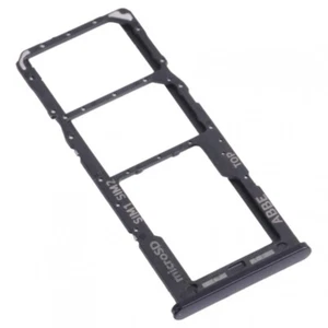 BANDEJA SIM COMPATIBLE PARA SAMSUNG GALAXY A22 TARJETA LATERAL ADAPTADOR NEGRO - Picture 1 of 1