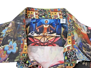 Robert Graham Herren Himachai Tropical Artsy Party Blumen KLAPPMANSCHETTE XL NEU OHNE ETIKETT - Bild 1 von 12