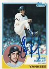 Shane Rawley Signed 1983 Topps NY Yankees Baseball Card #592 Autograph Phillies