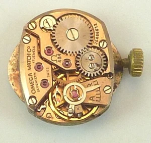 Movimiento Reloj Pulsera Mecánico Omega 484 LDS - Piezas/Reparación -  - Imagen 1 de 5