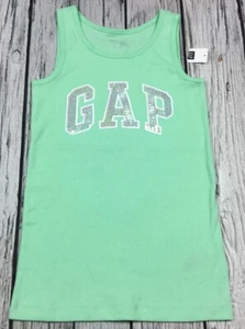 Gap Kids Girls Large (10-11) Sea Foam Green Sequins Tank Top. Nwt - Picture 1 of 2