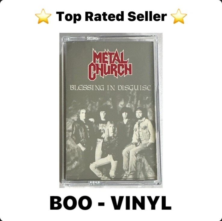 Metal Church Blessing In Disguise Cassette (1989, Elektra) Cassette Tape EX / M - Imagen 1 de 4
