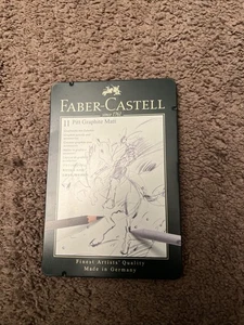 Faber-Castell 115220 Pitt Extremely Graphite Matt Pencil Break Resistant Set 11 - Picture 1 of 2