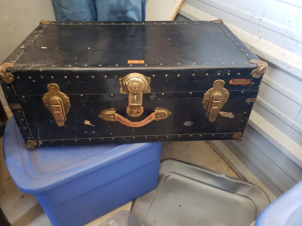 Baúl Texas vintage negro Foto 1 de 1