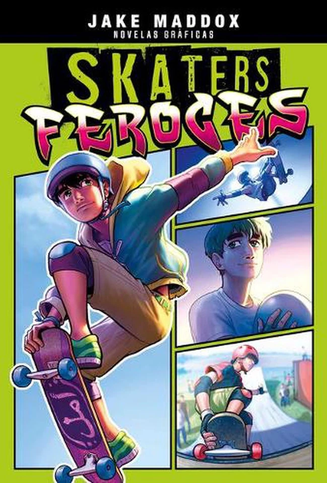 Skaters Feroces by Jake Maddox (Spanish) Hardcover Book - Image 1 of 1