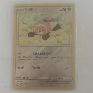 LP Pokemon Stufful - 110/147 - Común - Holograma Inverso Ligeramente Jugado Sombra Ardiente - Imagen 1 de 2