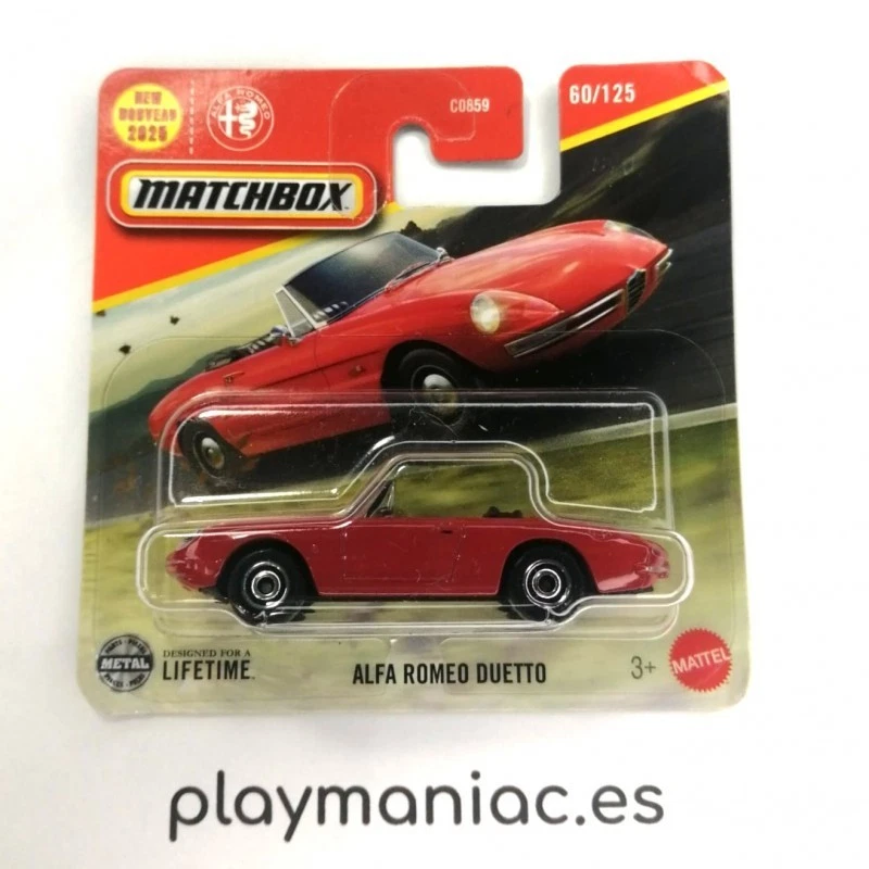 Matchbox Alfa Romeo Duetto Mainline 2025 Mattel Nuevo - Immagine 1 di 1