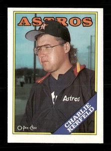 1988 O-Pee-Chee #392 Charlie Kerfeld Houston Astros - Picture 1 of 2