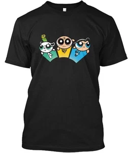 Powerpuff Mädchen Blüte Blase Buttercup T-Shirt Hergestellt in den USA Größe S bis 5XL - Bild 1 von 1
