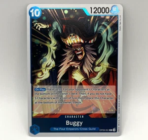 Buggy OP09-051 R Emperors in the New World - ONE PIECE Card Game - M/NM - Picture 1 of 3