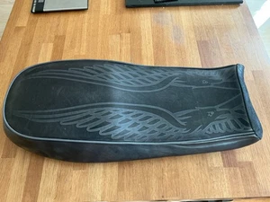 Moto Guzzi V7 750 2012-2015 Real,Leather embossed Seat saddle - Picture 1 of 9