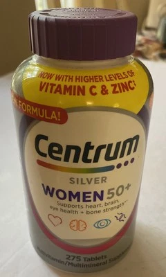 Centrum Silver Women 50+ 275 Tablets Exp 12/25 Multivitamin Immune Bone Health - Image 1 of 4
