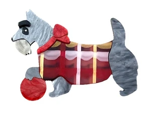 Unique Vintage Schnauzer Dog Gift Brooch - Picture 1 of 4
