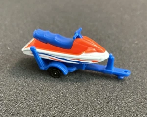Matchbox 1999 Blue & Orange Diecast Watercraft with Trailer GREAT CONDITION RARE - Picture 1 of 6
