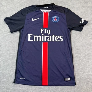 Nike PSG Jersey Men’s Small Navy Blue Paris Saint Germain Soccer Dri-Fit Kik - Picture 1 of 8
