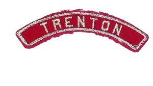 TRENTON sewn RWS Red & White Community Strip Boy Scout - Picture 1 of 2