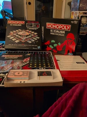Hasbro Monopoly Socialism Parody Board Game New Opened Box  - Image 1 of 4