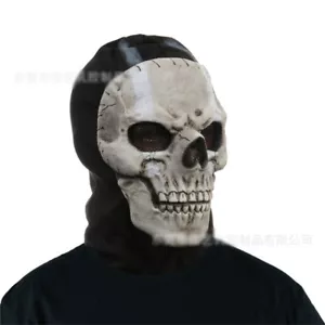 Call of Duty Ghost Skeleton character Mask Full face Cosplay props latex + cloth - Picture 1 of 5