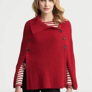 Banana Republic Heritage Collection rote Strickjacke Cape XS/S - Bild 1 von 5