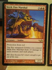 Skirk Fire Marshal/rare/ elves vs goblins/ goblin/ lightly played