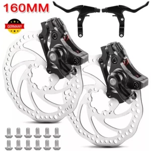 Fahrrad Scheibenbremse Set mechanische Scheibe vorne-hinten MTB Bremsscheibe. - Bild 1 von 10